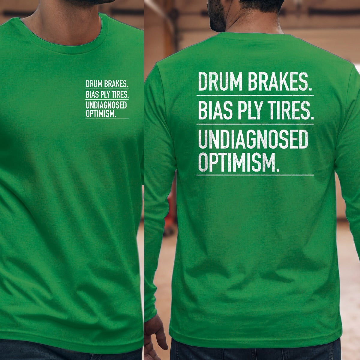 Irish Green | Left Chest + Back