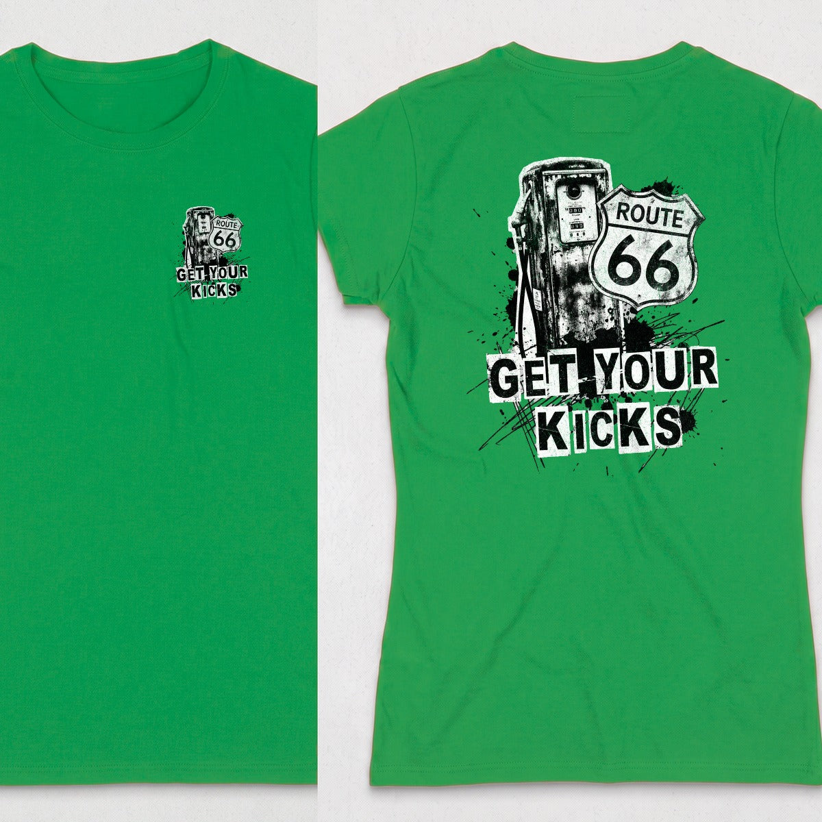 Irish Green | Left Chest + Back