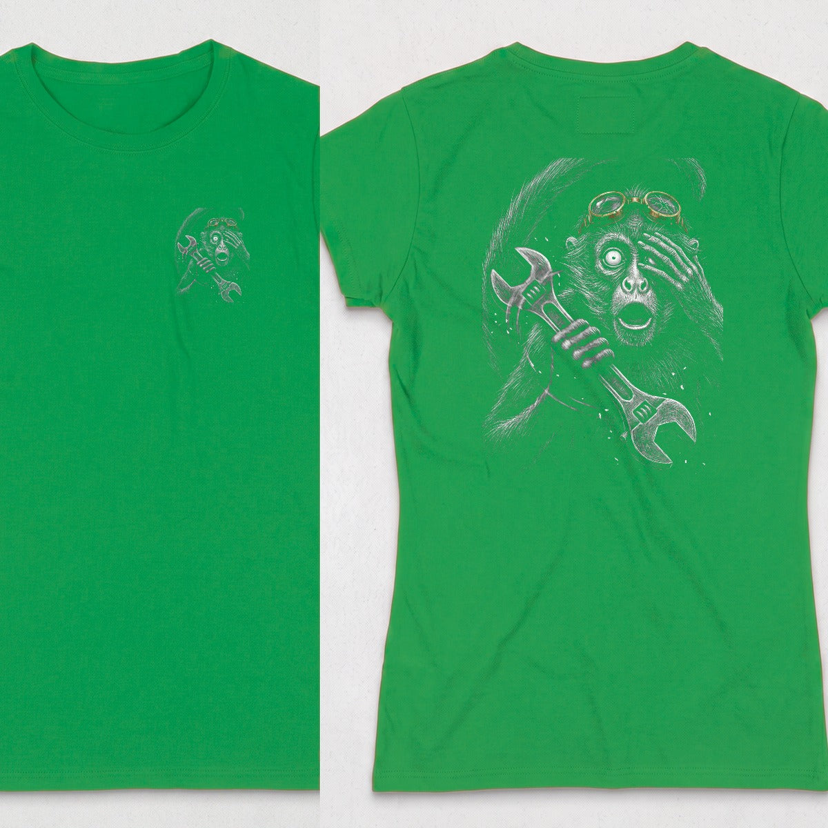 Irish Green | Left Chest + Back