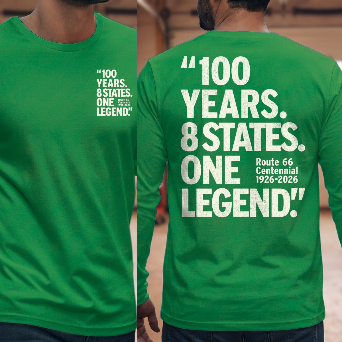 Irish Green | Front & Back