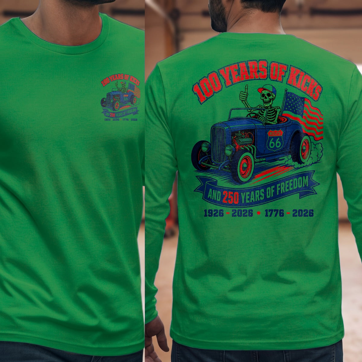 Irish Green | Front & Back