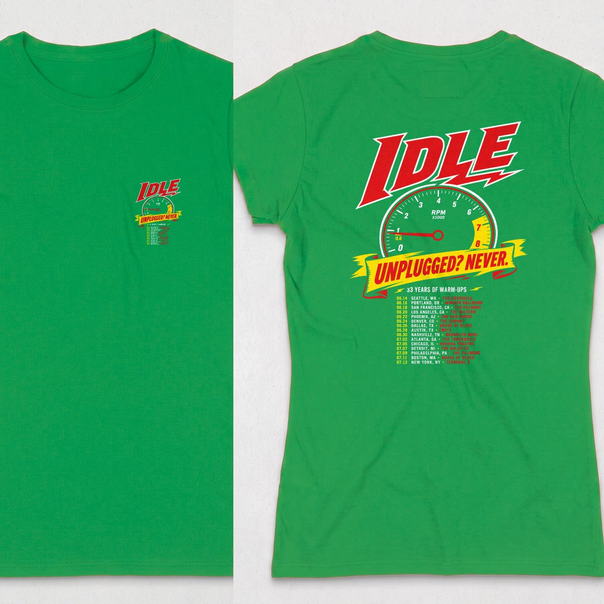 Irish Green | Front & Back
