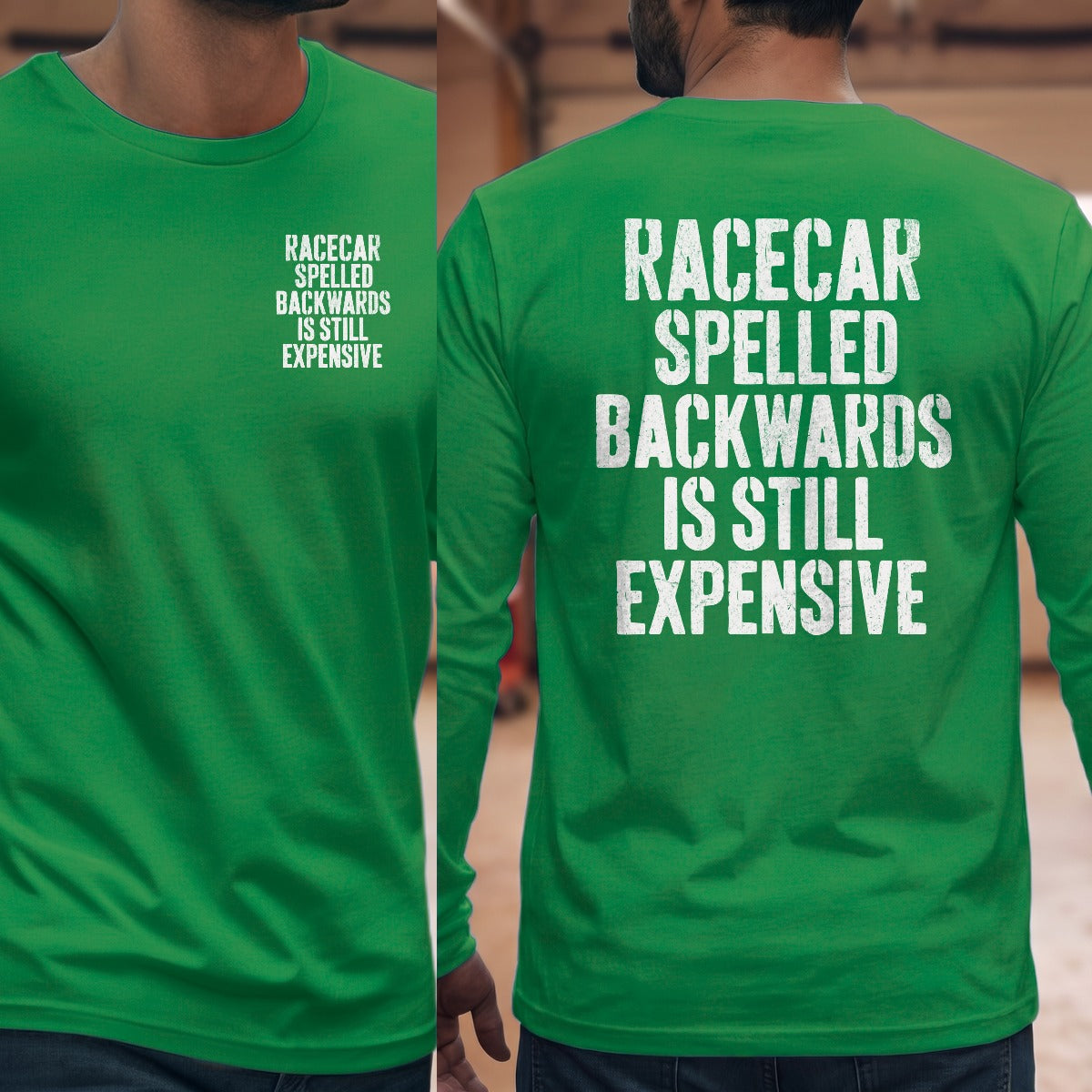 Irish Green | Left Chest + Back