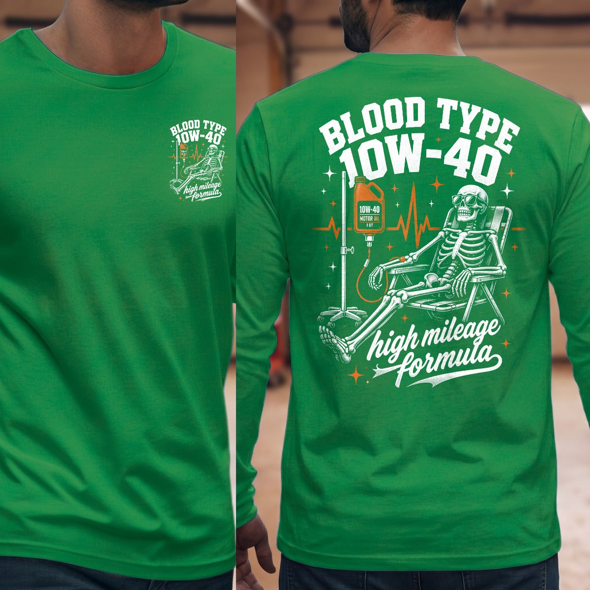 Irish Green | Front & Back