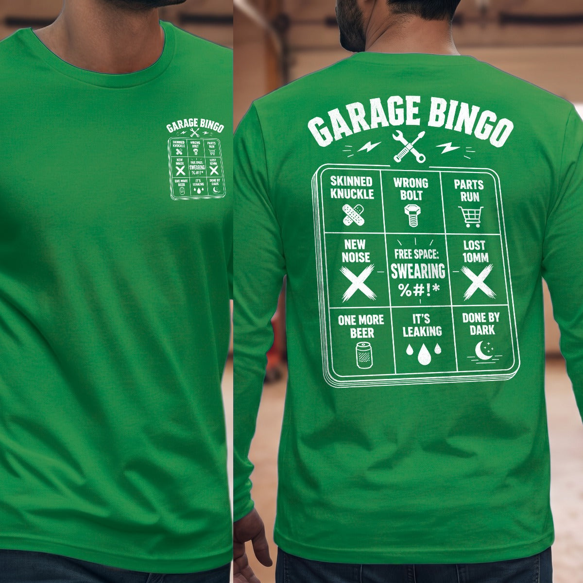 Irish Green | Front & Back