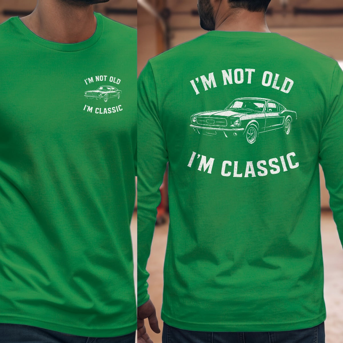 Irish Green | Left Chest + Back
