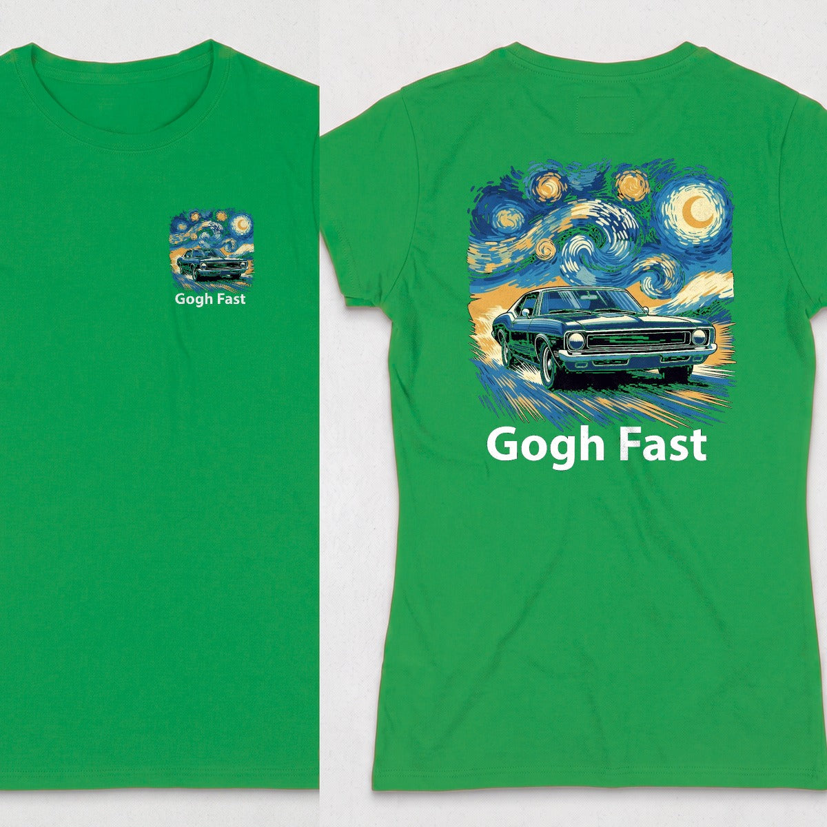Irish Green | Left Chest + Back
