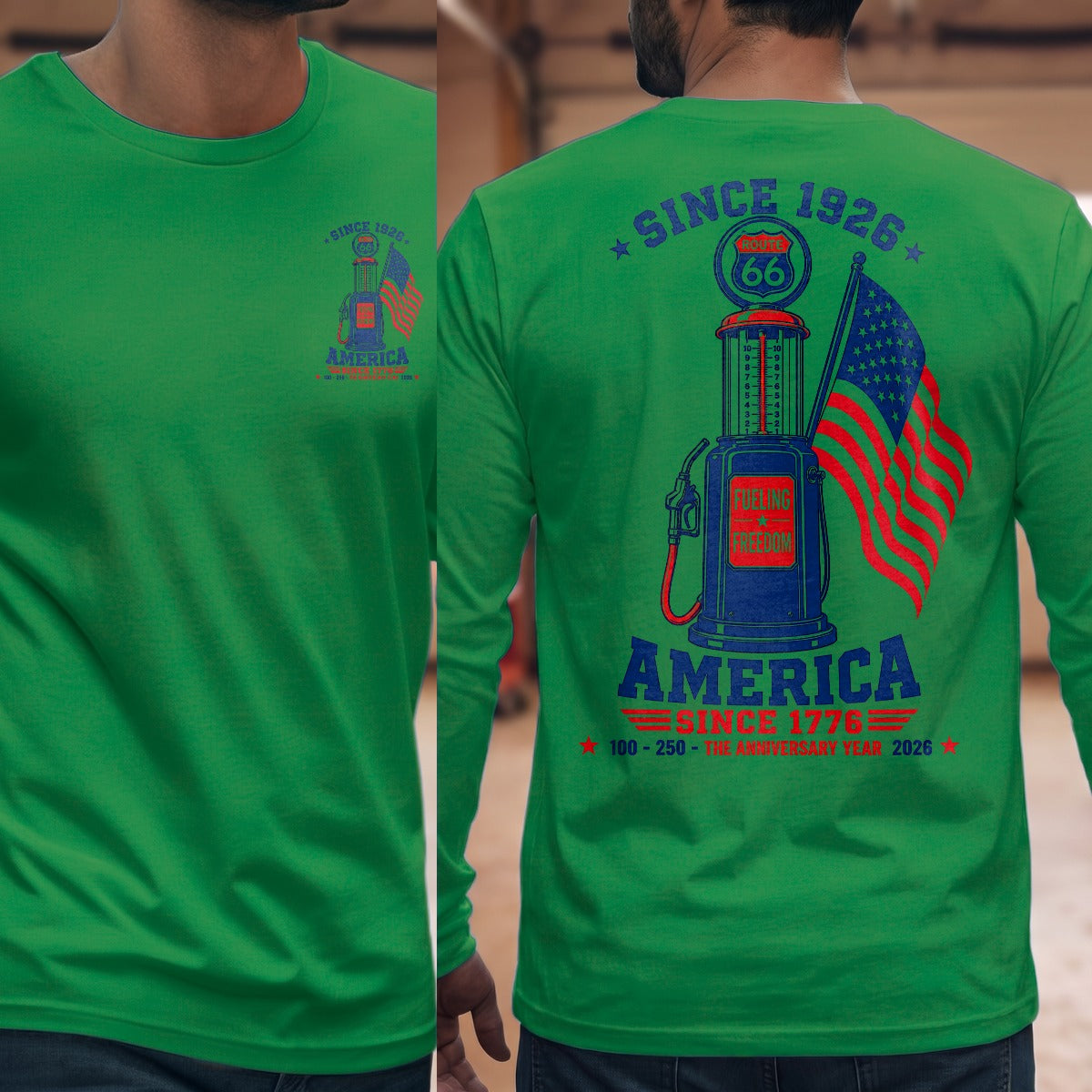 Irish Green | Front & Back