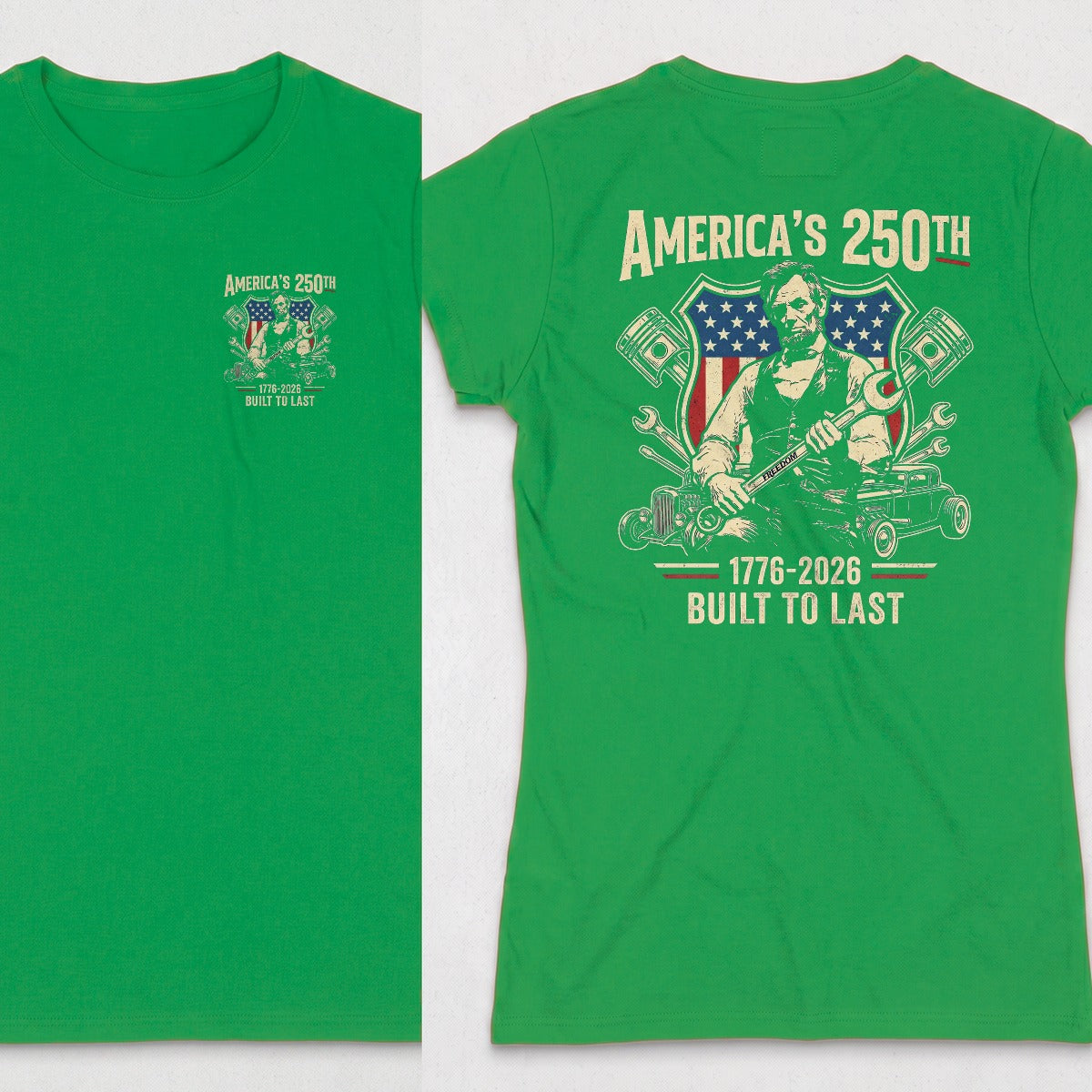 Irish Green | Left Chest + Back