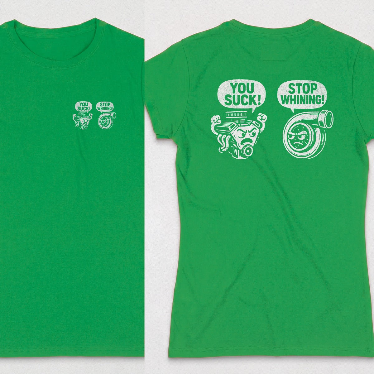 Irish Green | Left Chest + Back
