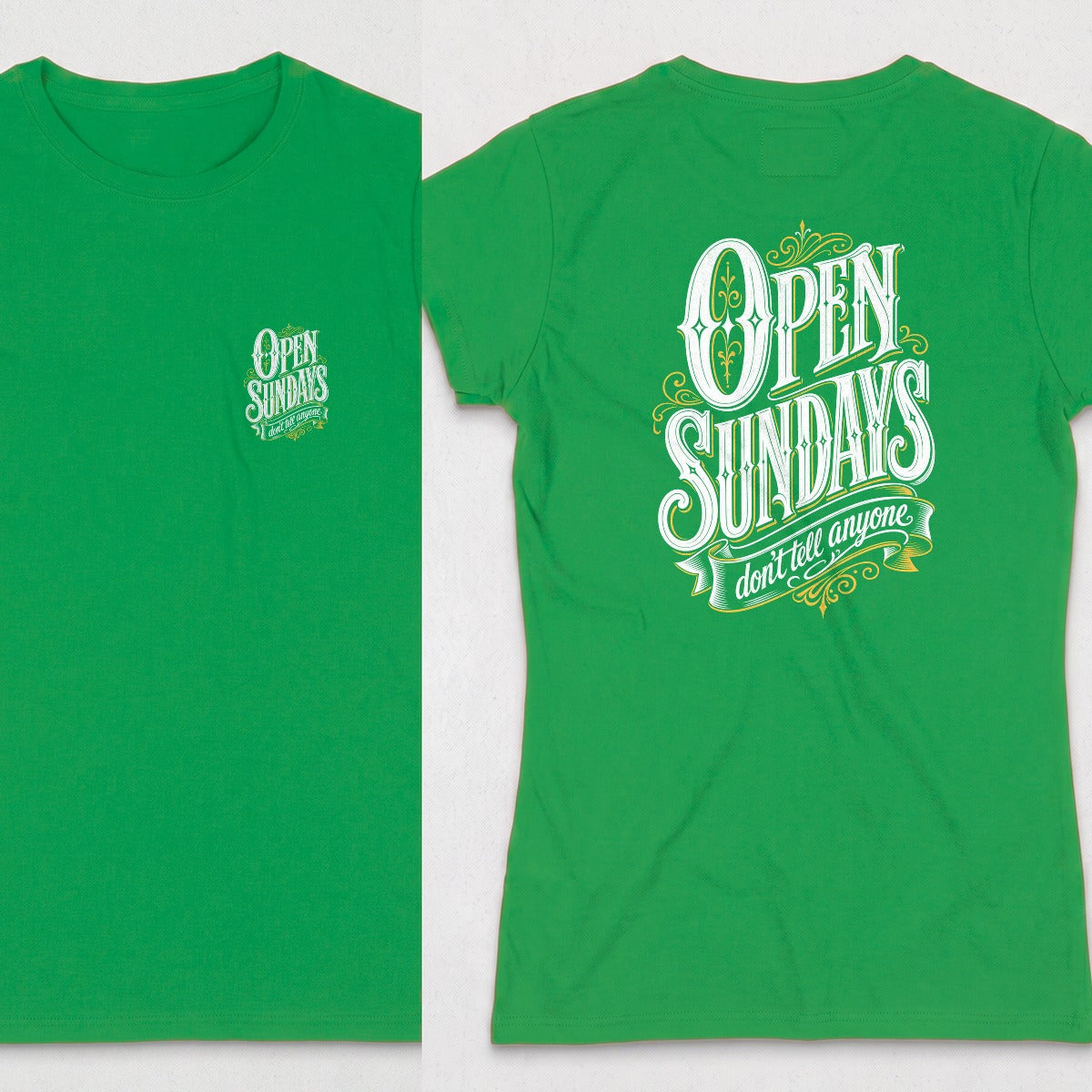 Irish Green | Front & Back
