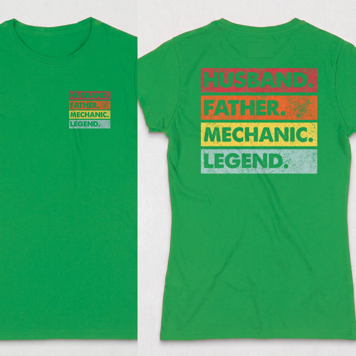 Irish Green | Left Chest + Back