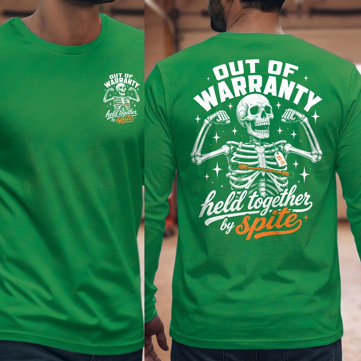 Irish Green | Front & Back