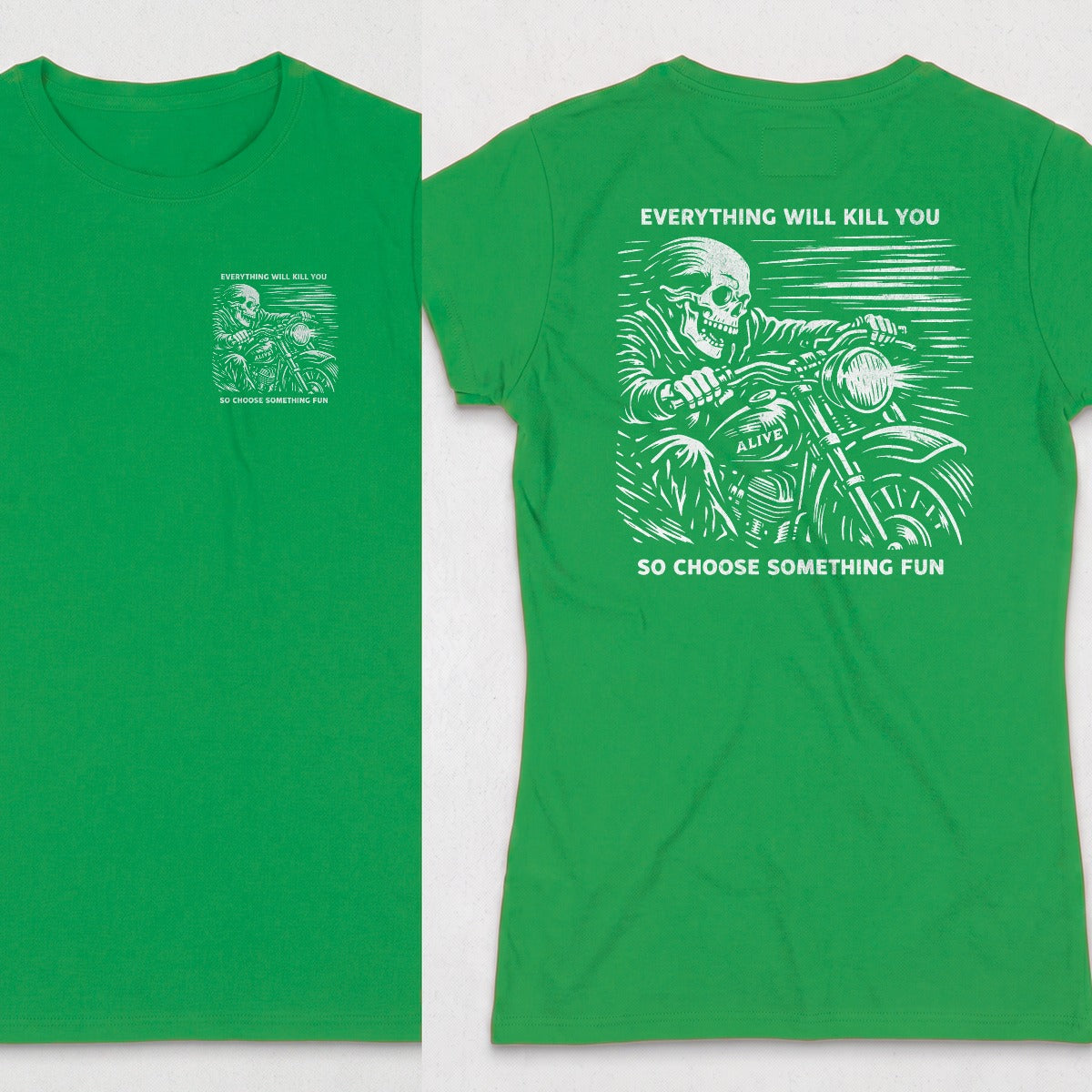 Irish Green | Left Chest + Back