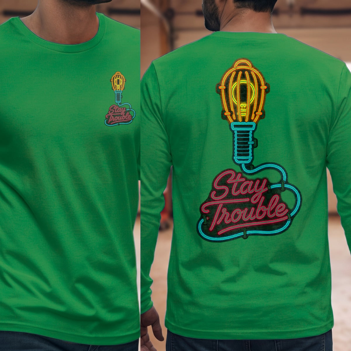 Irish Green | Front & Back