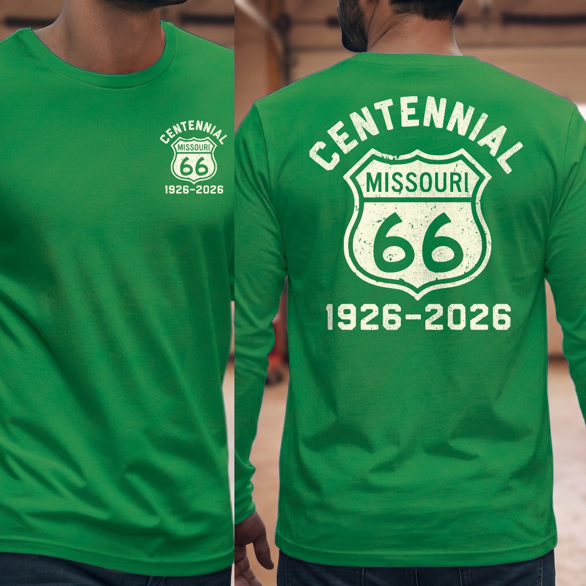 Irish Green | Front & Back