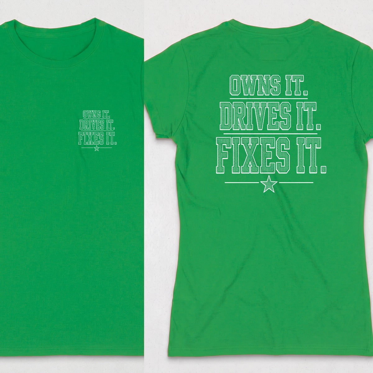 Irish Green | Front & Back