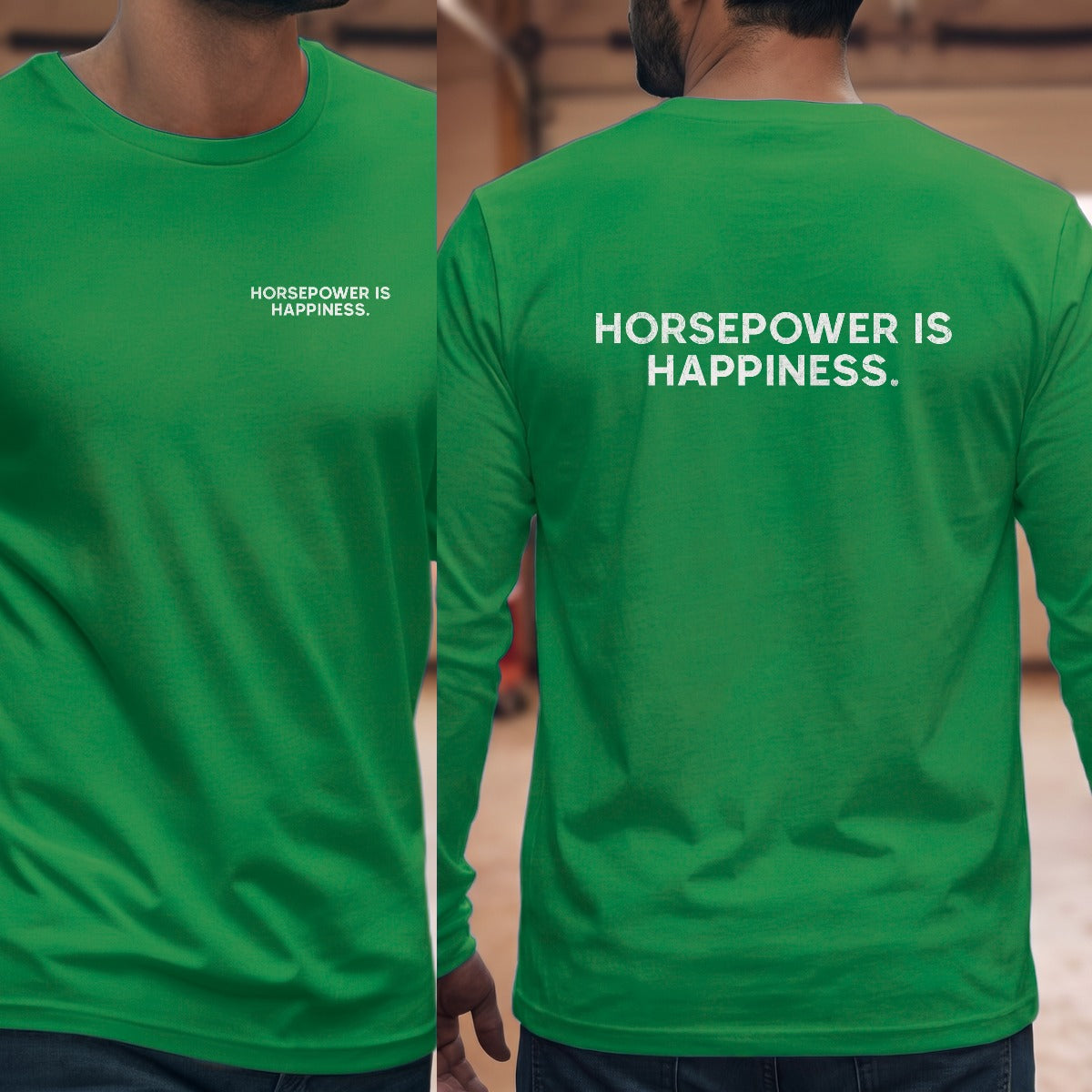 Irish Green | Left Chest + Back