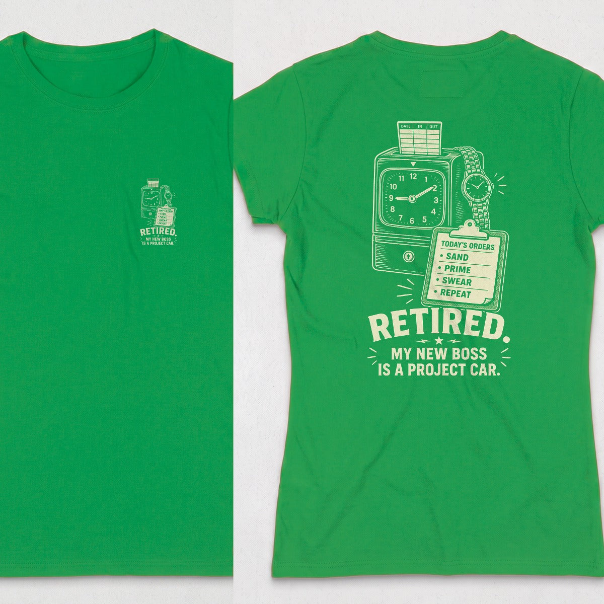 Irish Green | Front & Back