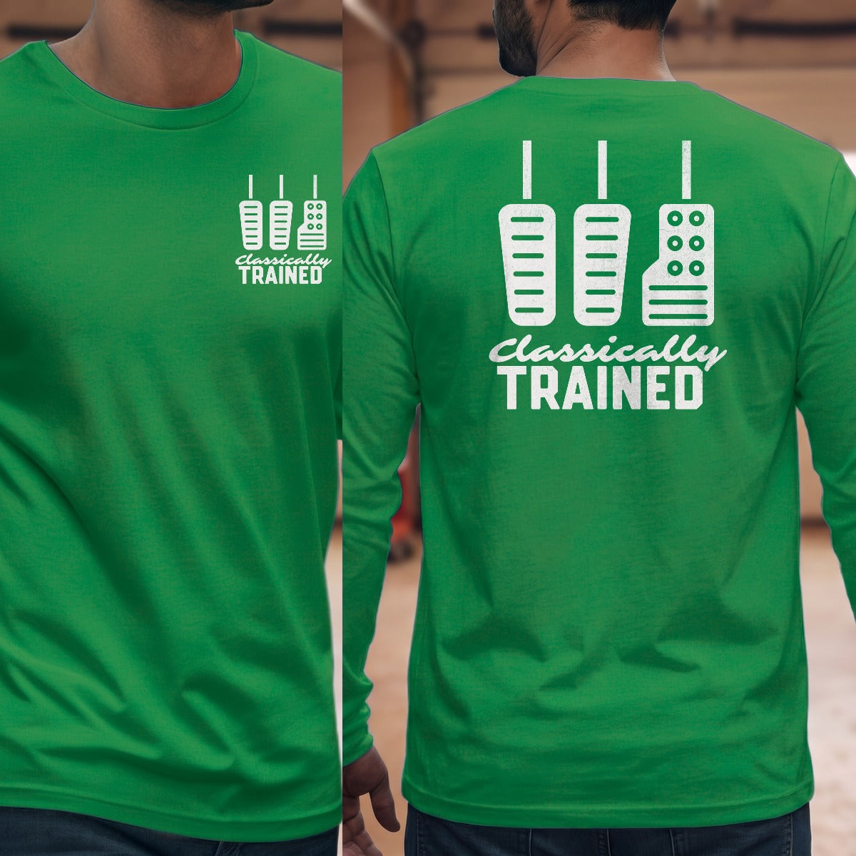 Irish Green | Left Chest + Back