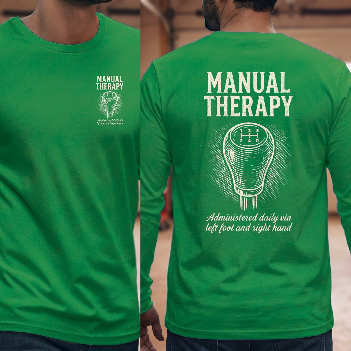 Irish Green | Left Chest + Back