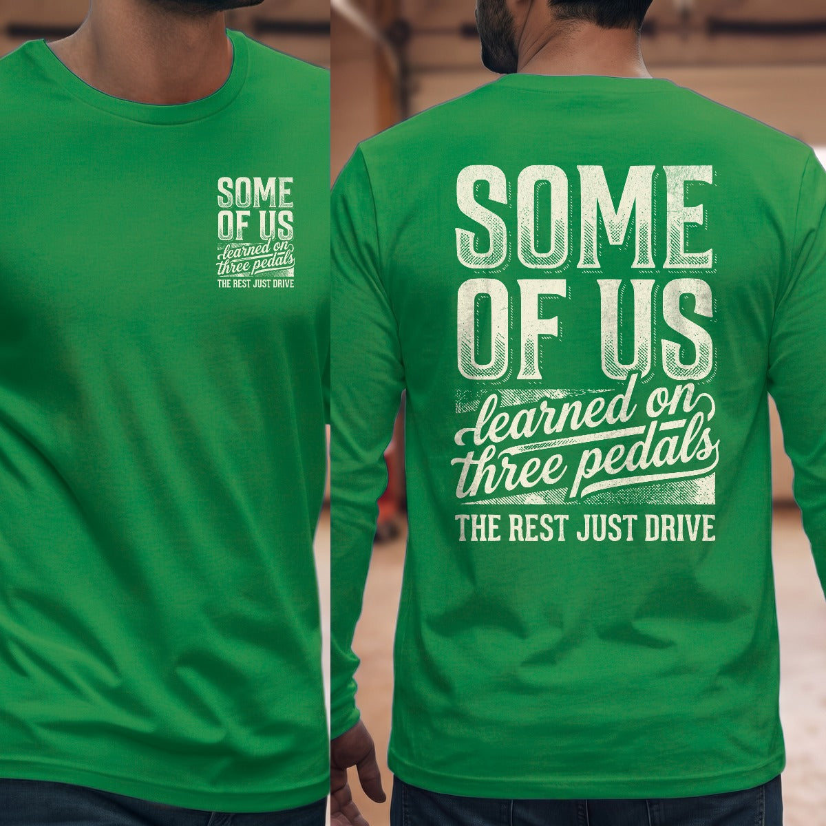 Irish Green | Left Chest + Back