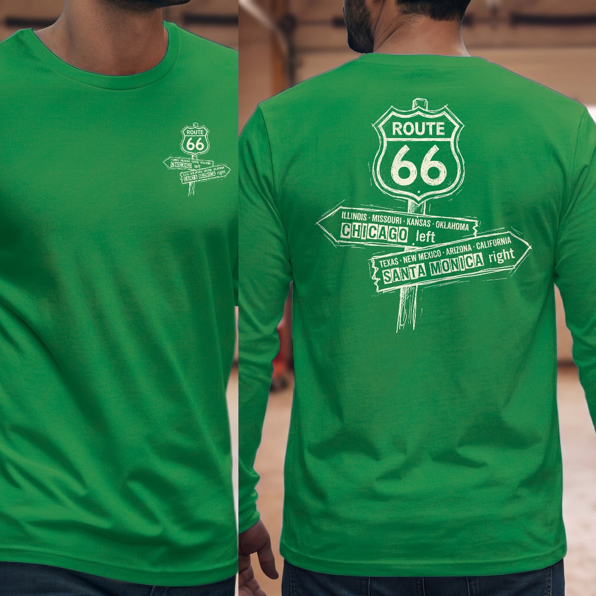 Irish Green | Front & Back
