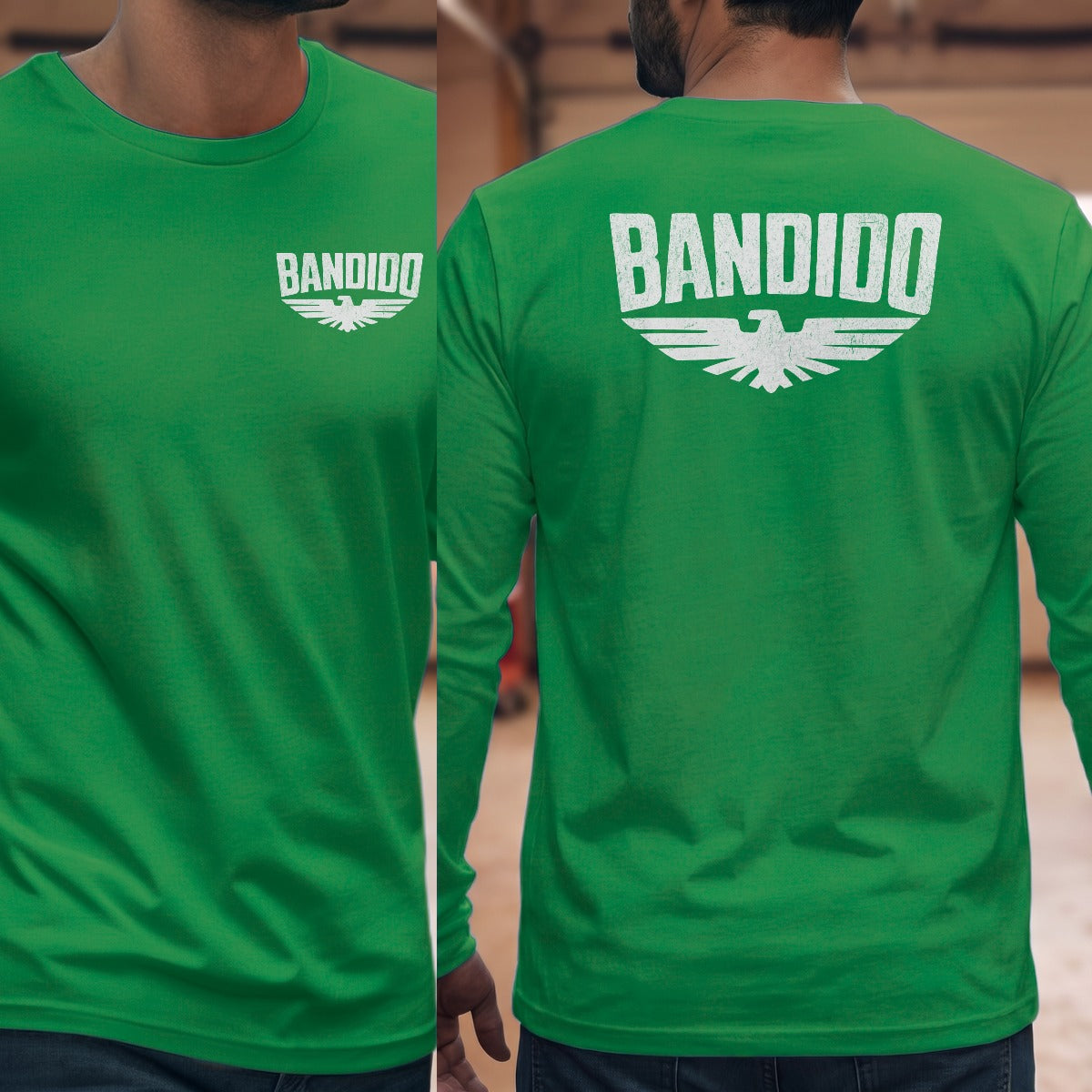 Irish Green | Left Chest + Back