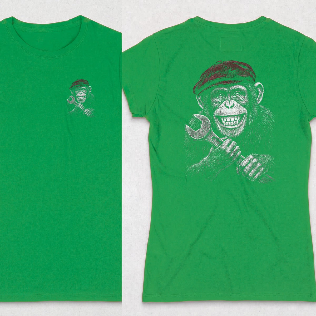 Irish Green | Left Chest + Back
