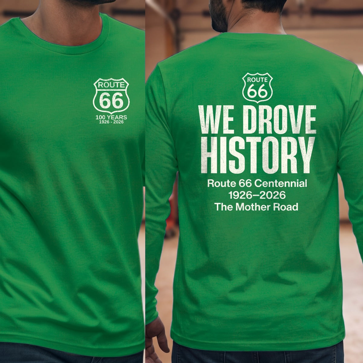 Irish Green | Left Chest + Back
