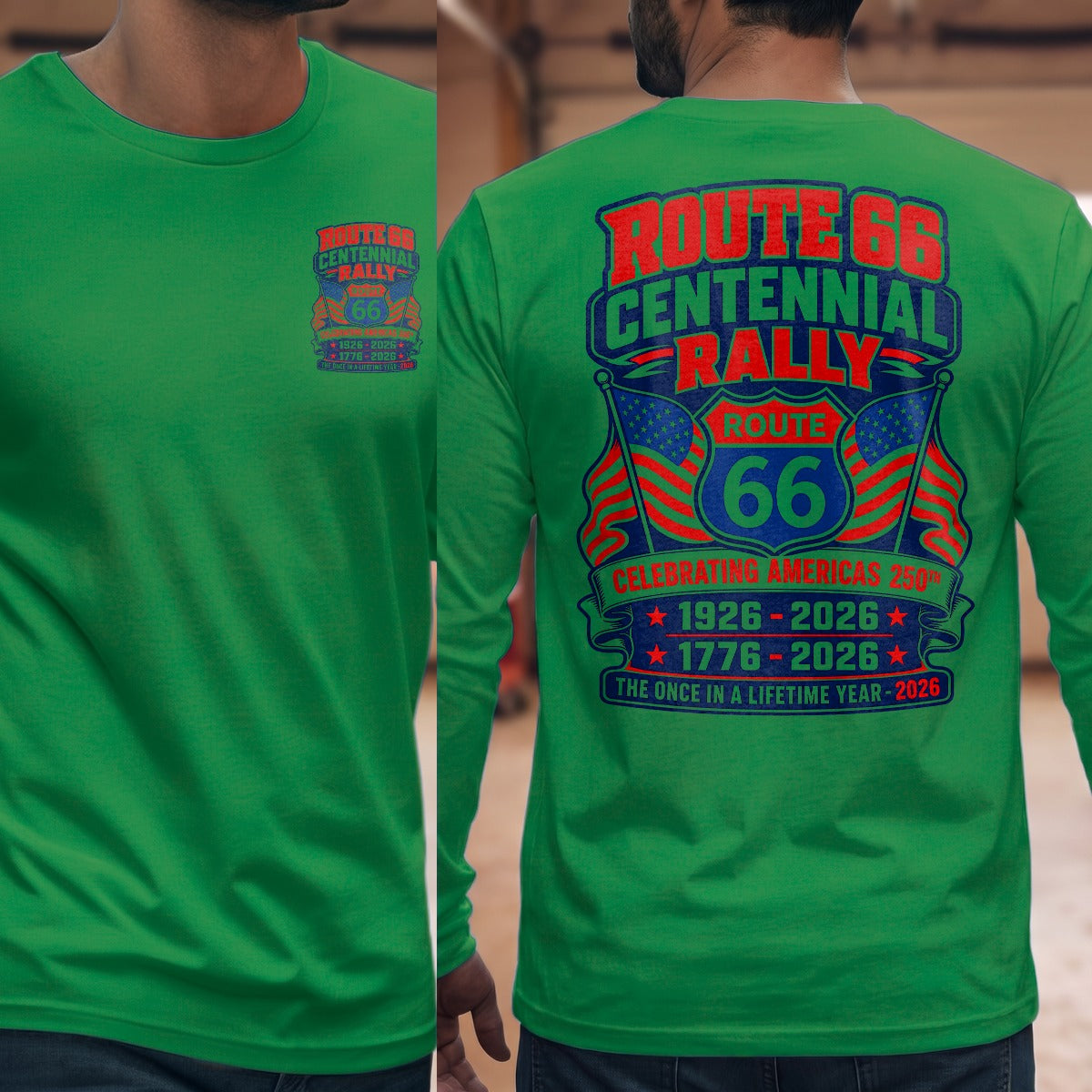 Irish Green | Front & Back
