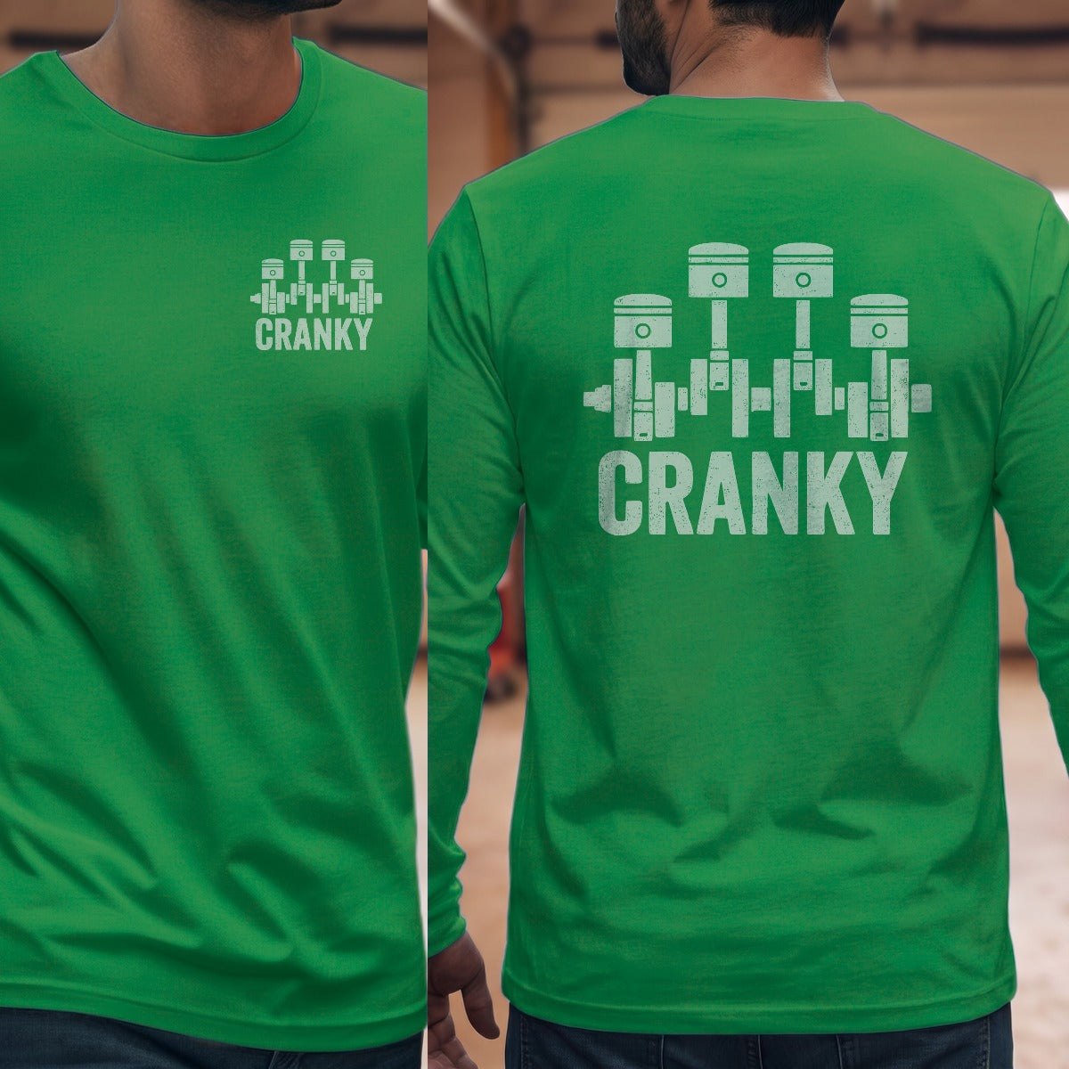 Irish Green | Left Chest + Back