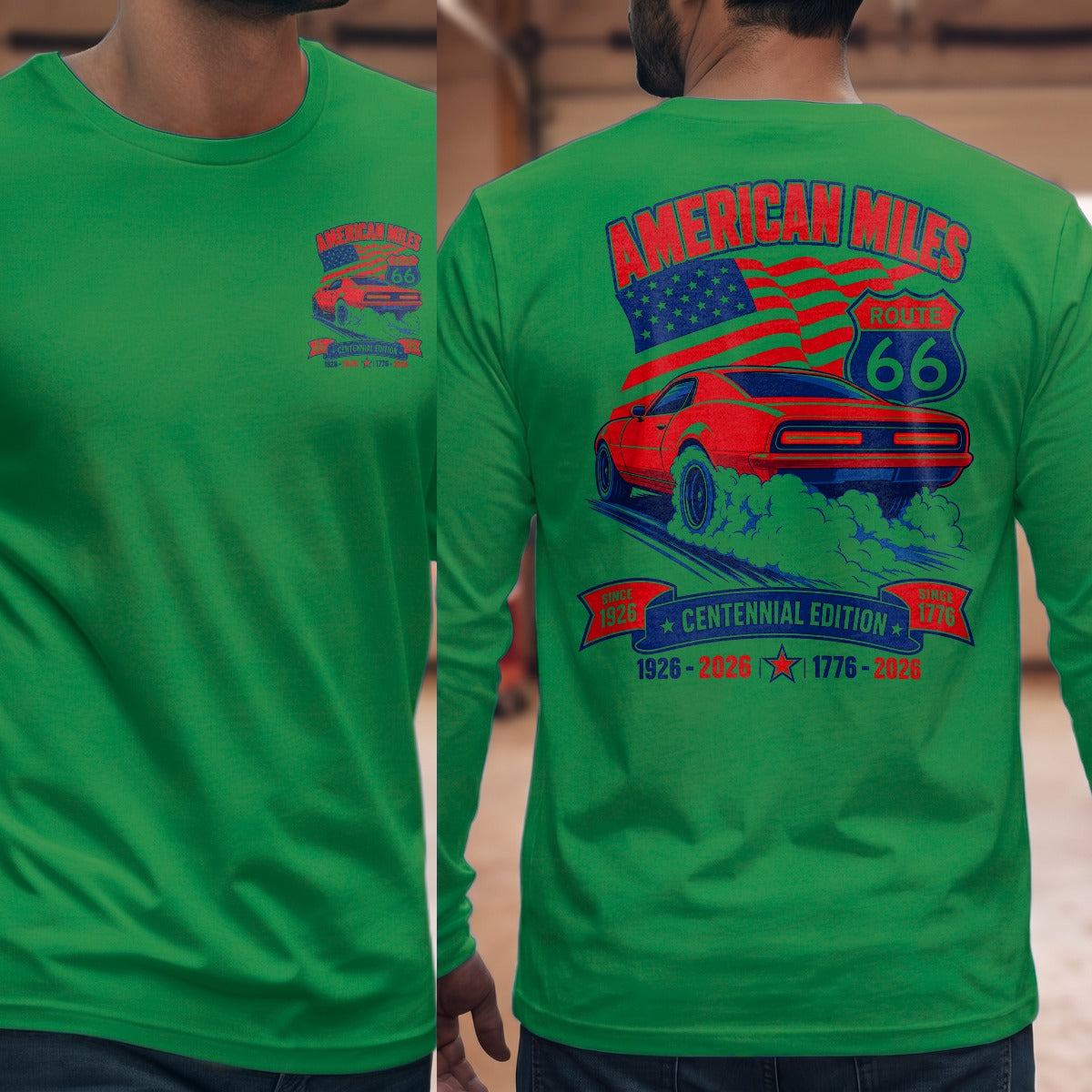 Irish Green | Front & Back