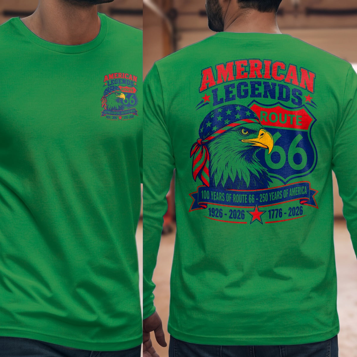 Irish Green | Front & Back