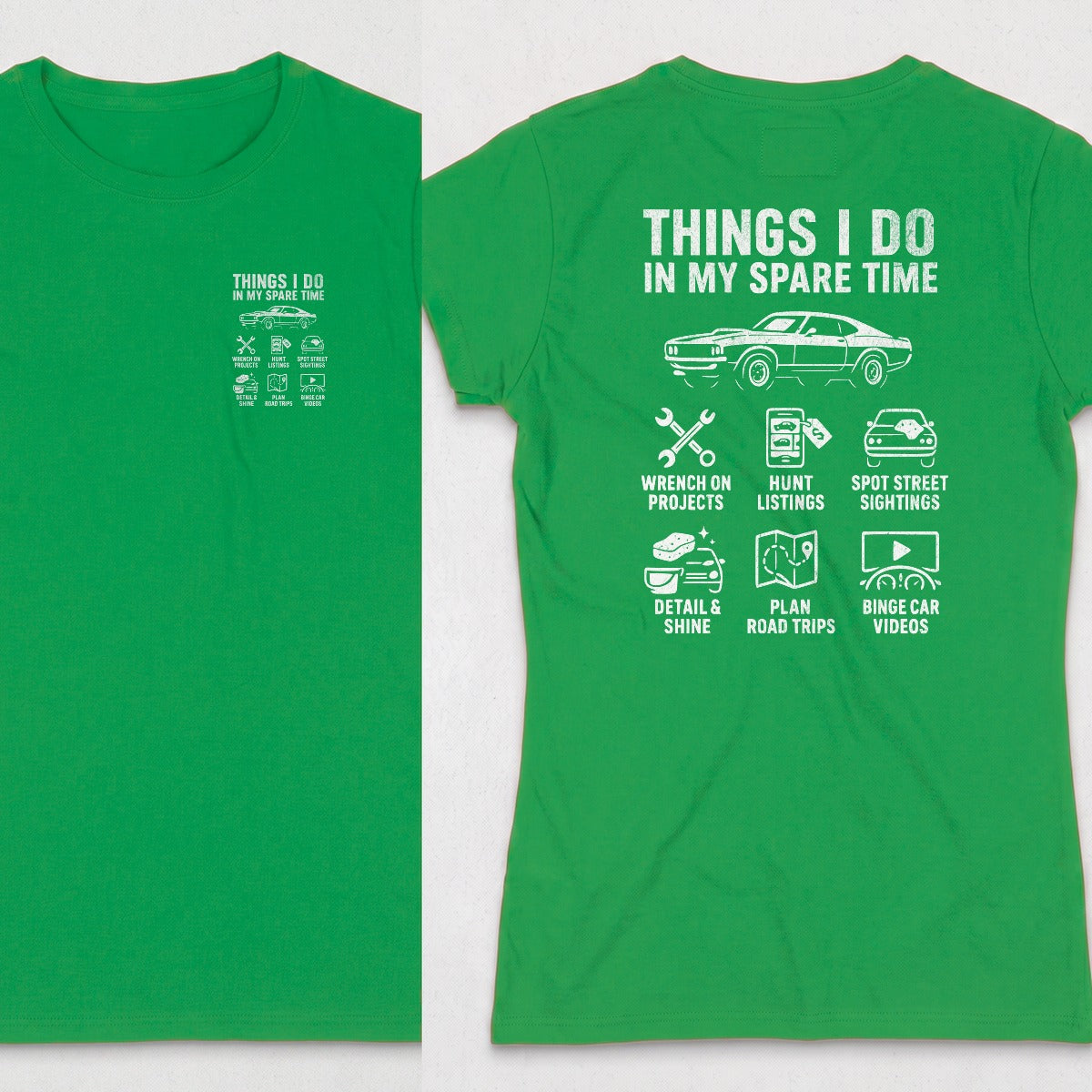 Irish Green | Left Chest + Back