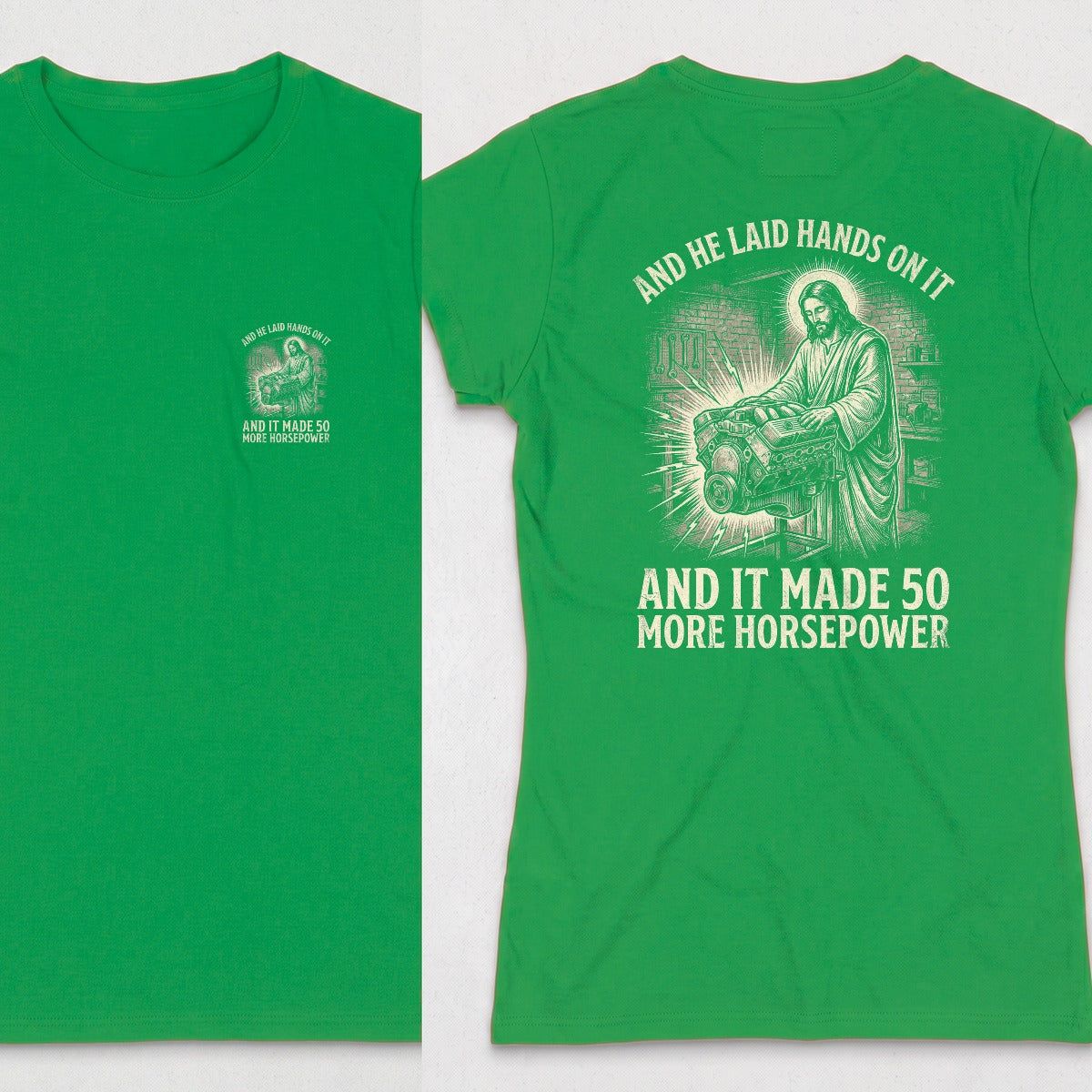 Irish Green | Front & Back