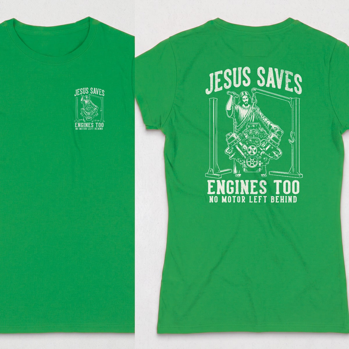Irish Green | Left Chest + Back