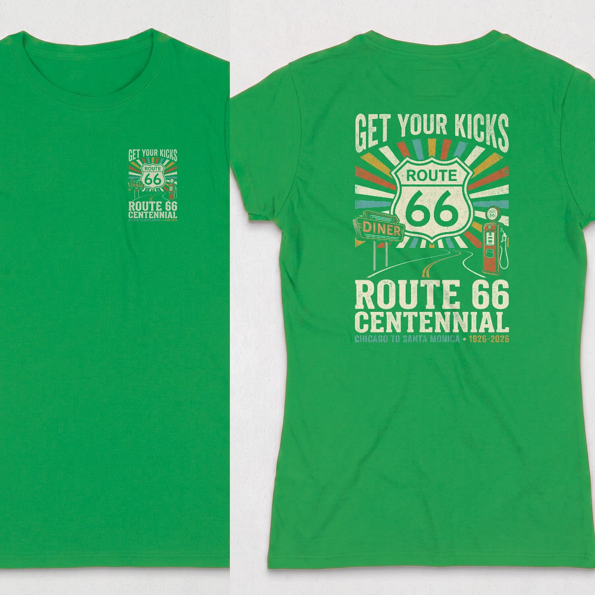 Irish Green | Left Chest + Back