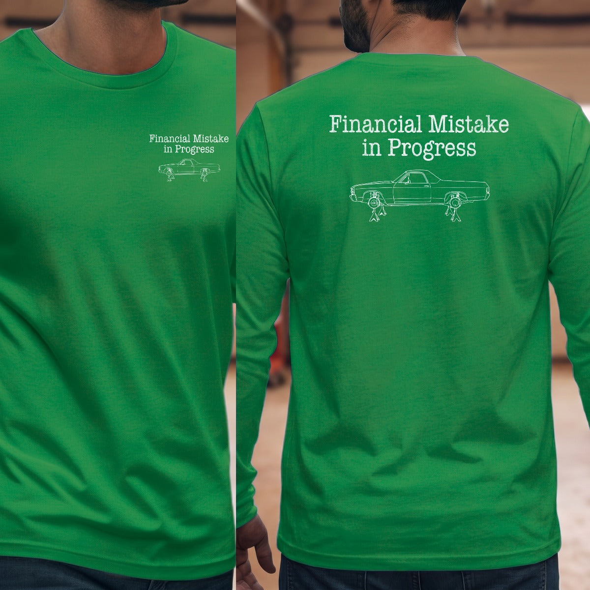 Irish Green | Left Chest + Back