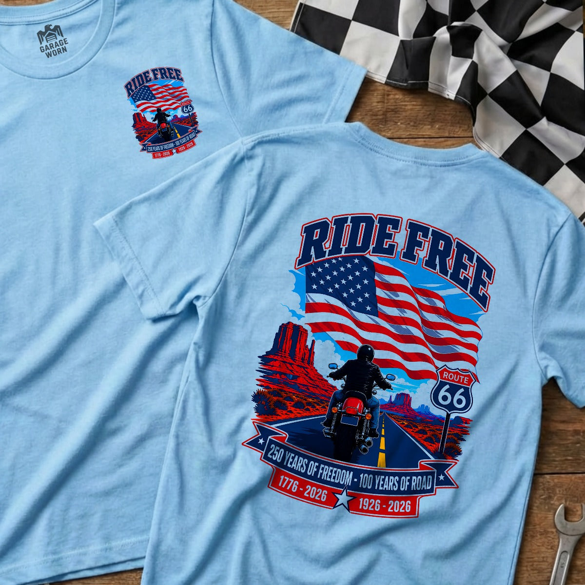 Light Blue | Front & Back