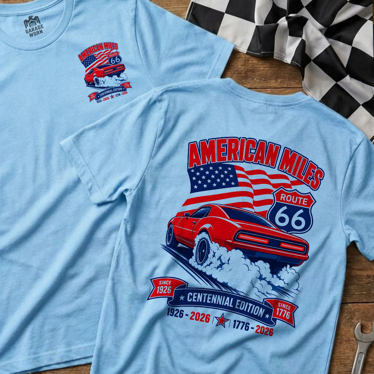 Light Blue | Front & Back