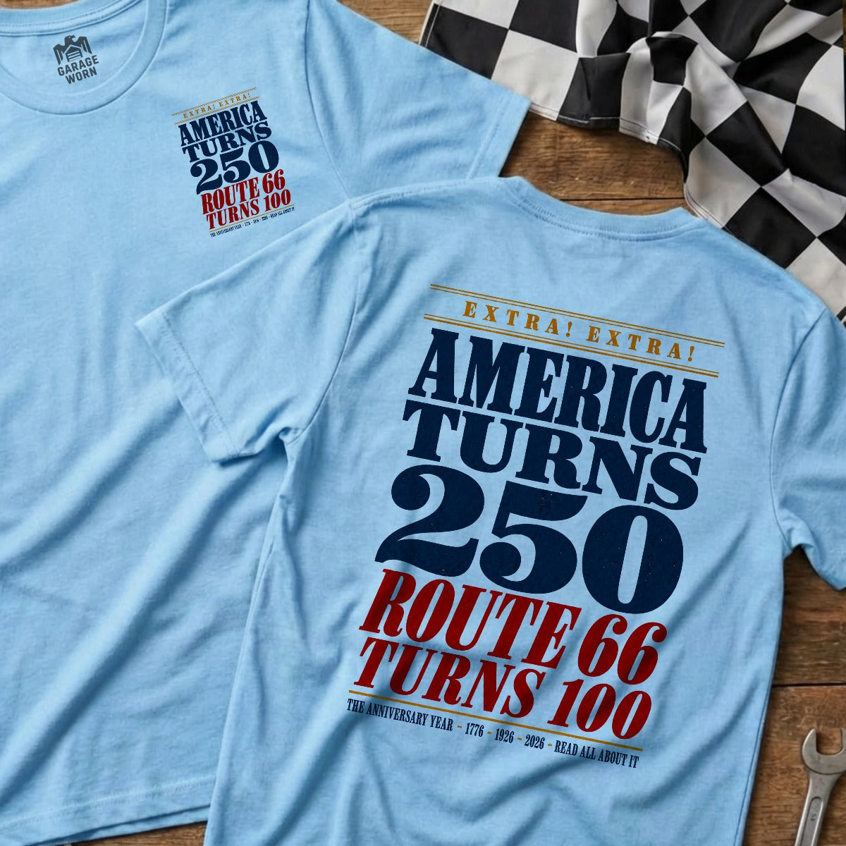 Light Blue | Front & Back