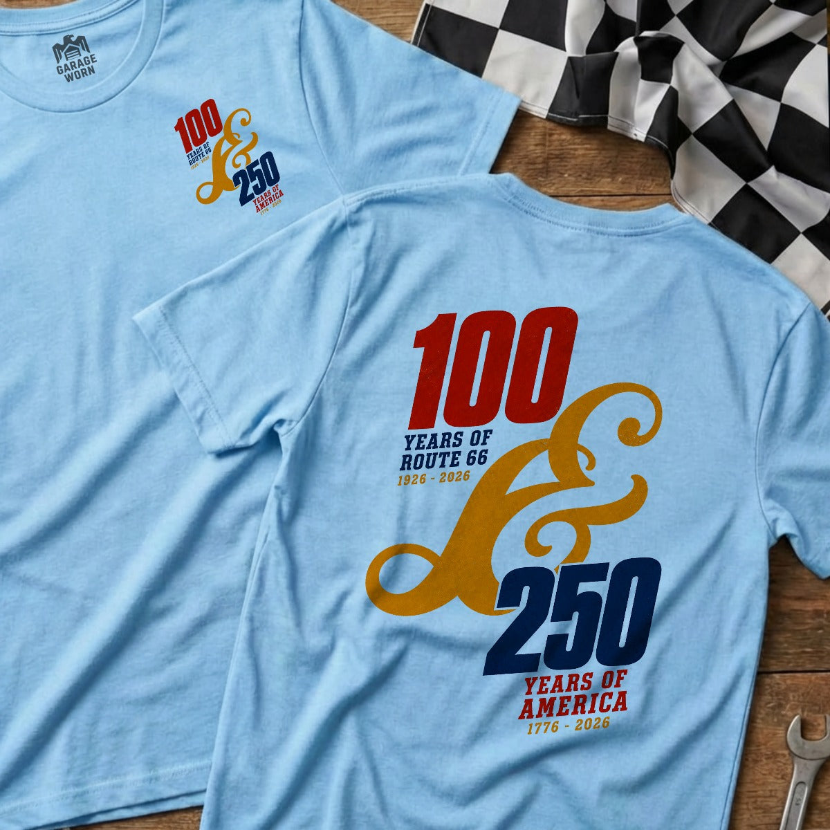 Light Blue | Front & Back