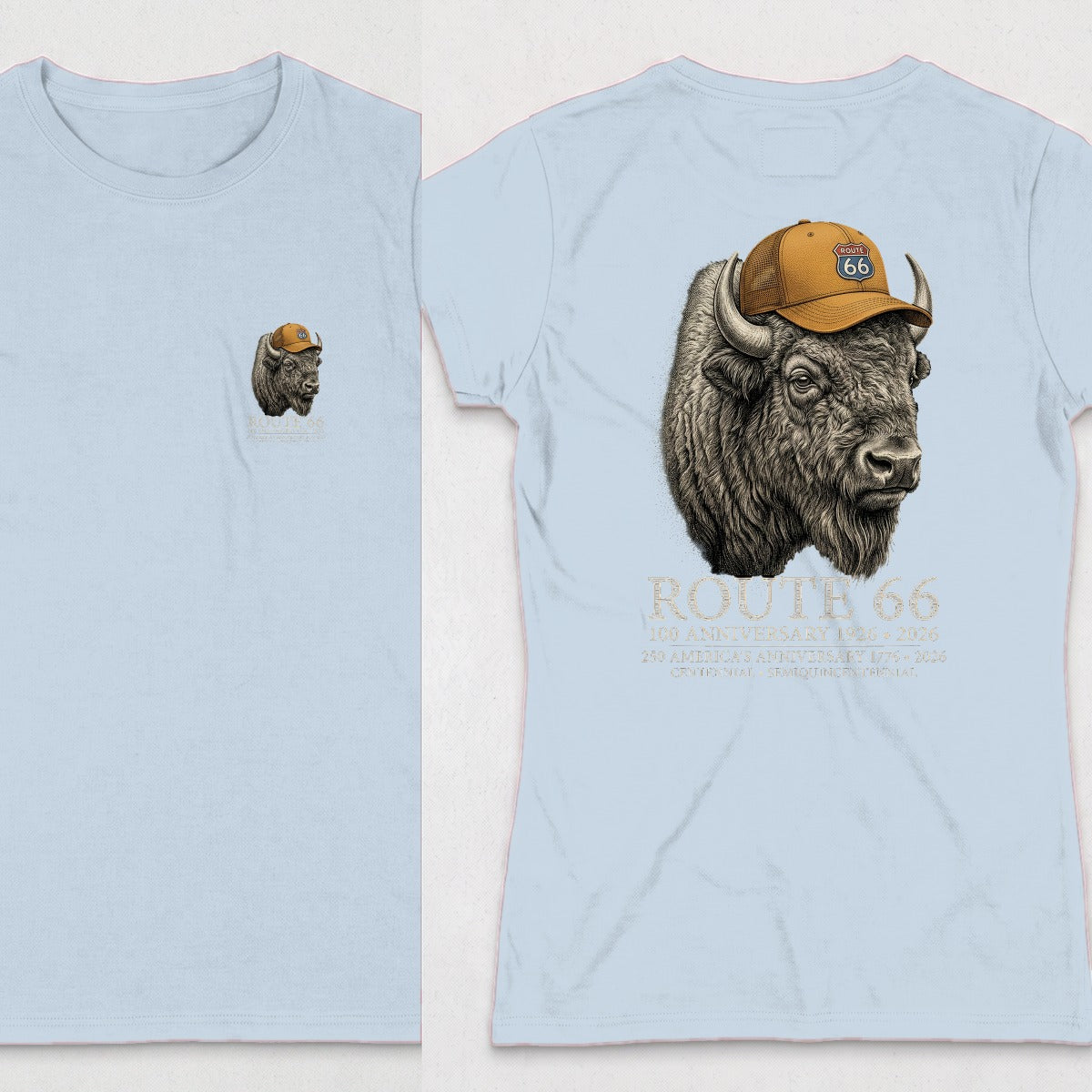 Light Blue | Front & Back