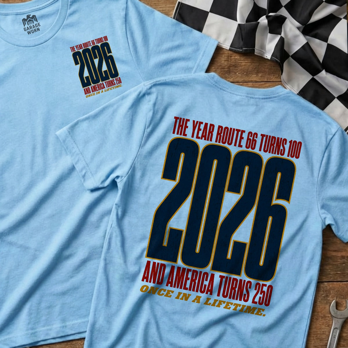 Light Blue | Front & Back