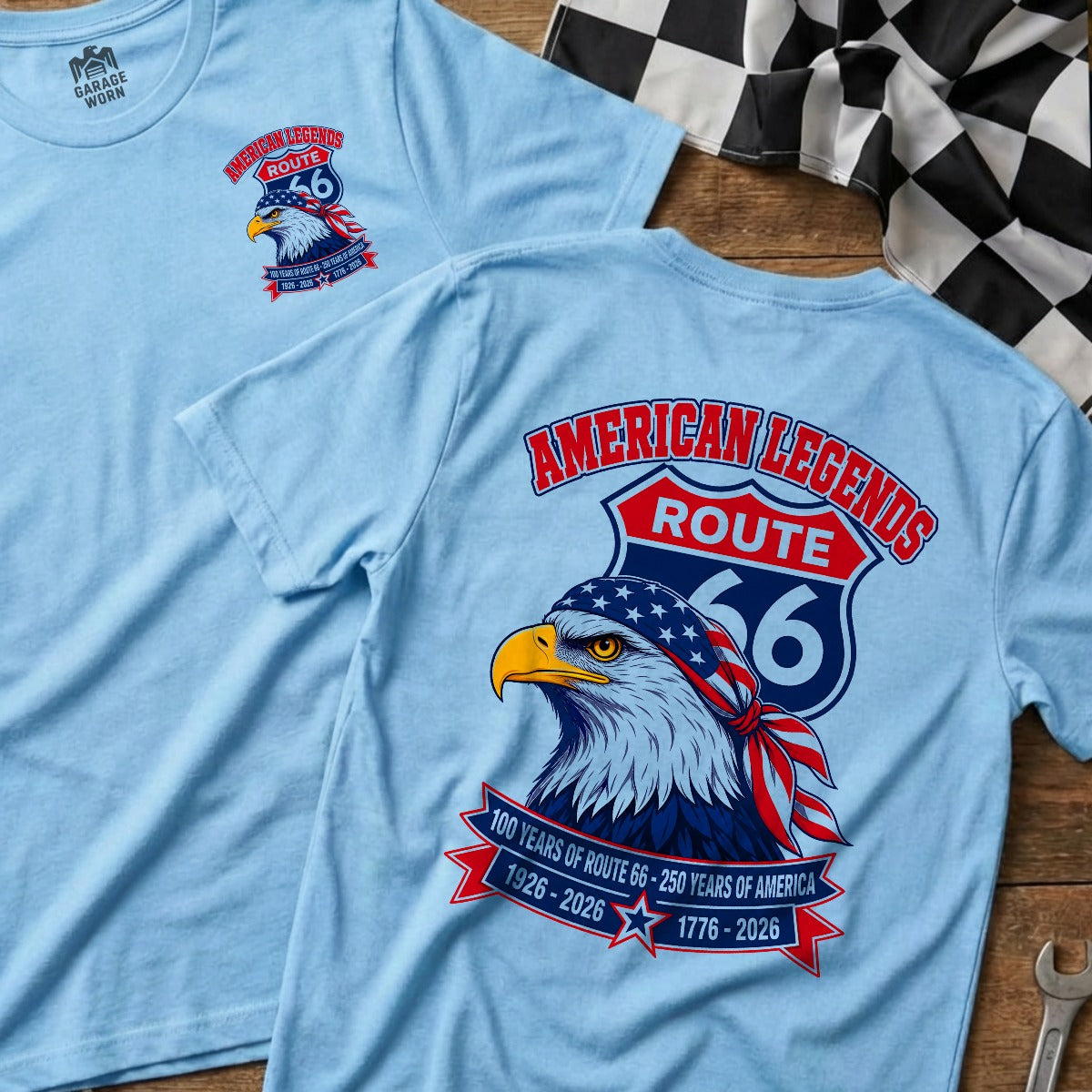 Light Blue | Front & Back