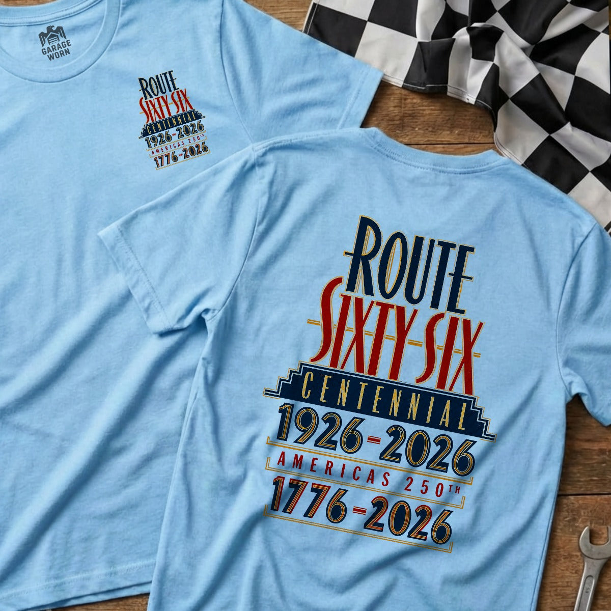 Light Blue | Front & Back