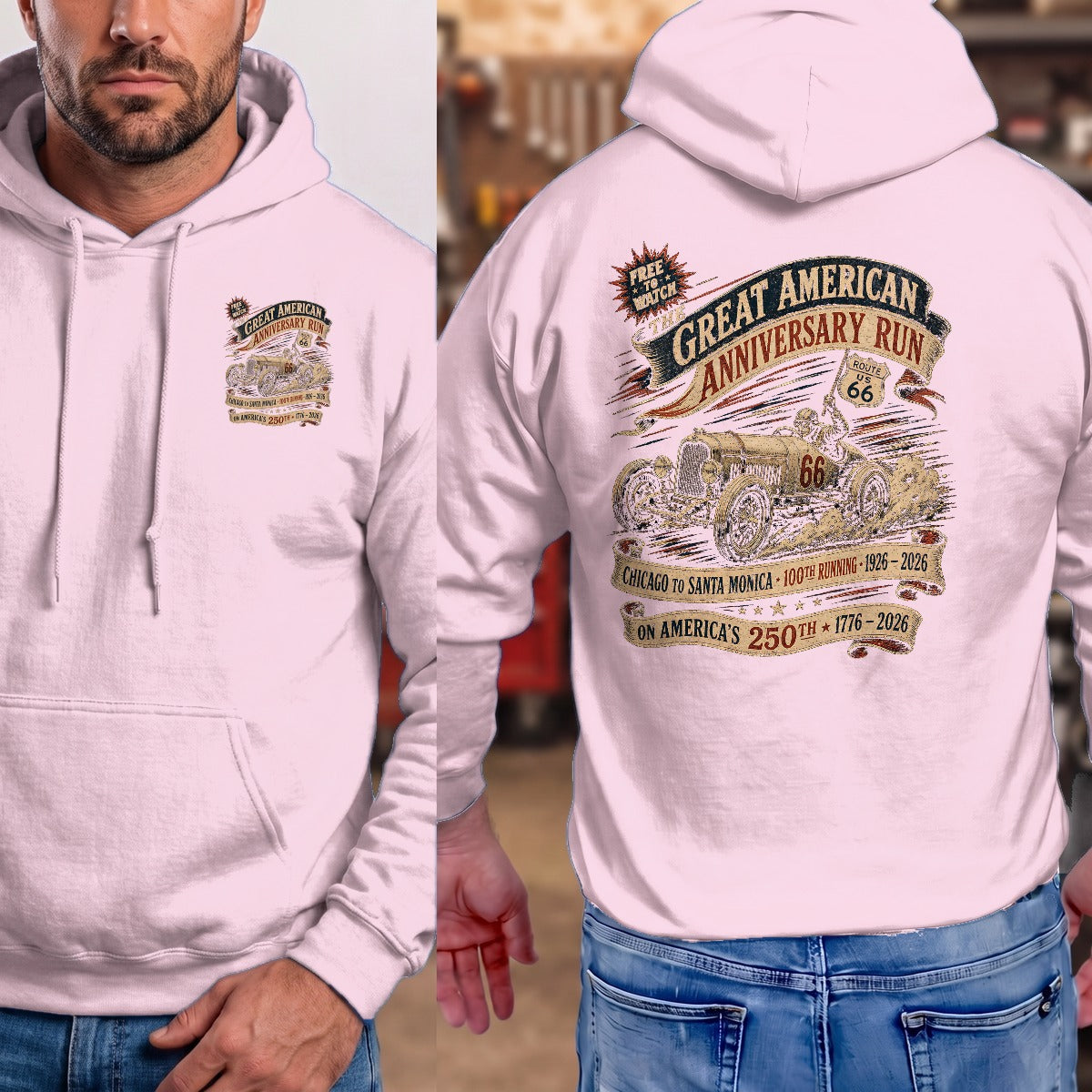 Light Pink | Front & Back