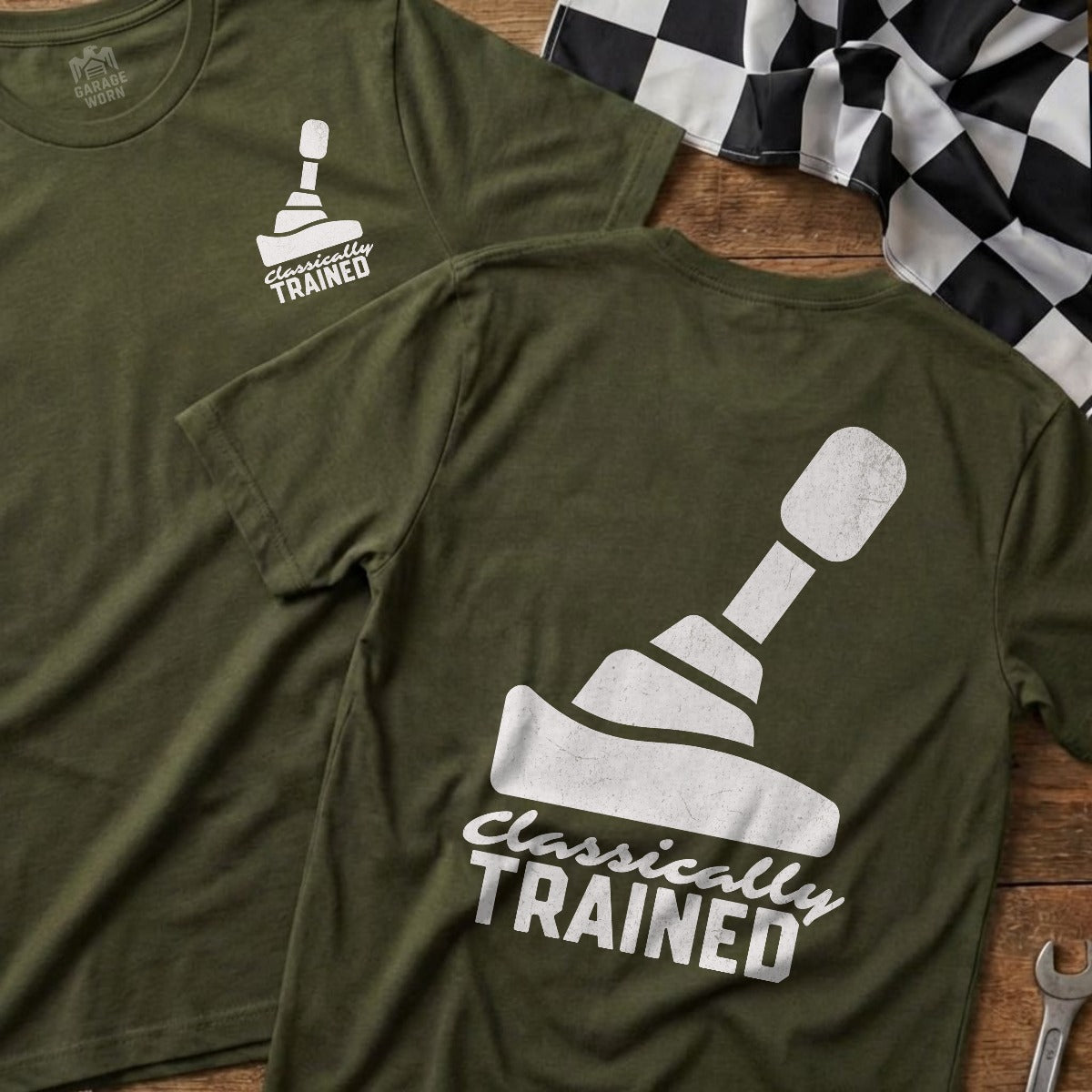 Military Green | Left Chest + Back