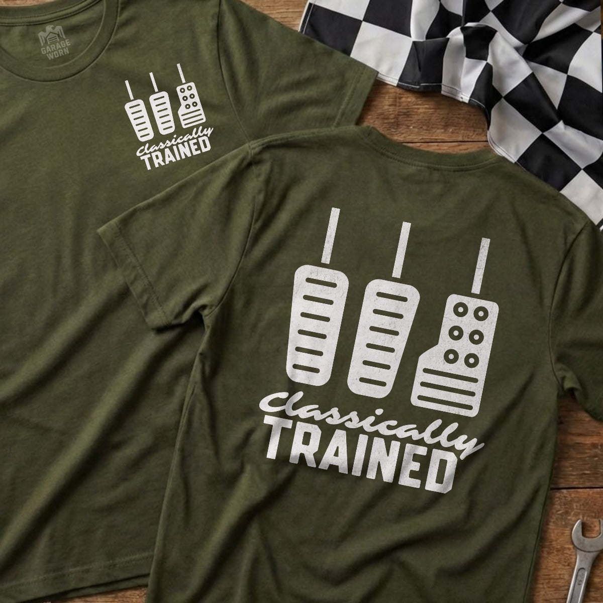 Military Green | Left Chest + Back